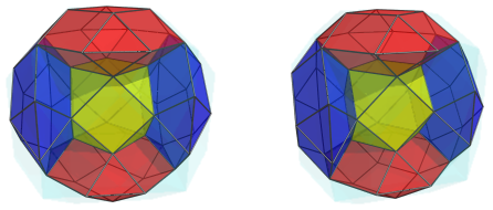 Parallel projection
of the octa-augmented truncated tesseract, showing 4/6 square
orthobicupolae