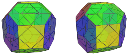Parallel projection
of the octa-augmented truncated tesseract, showing 12 equatorial square
orthobicupolae