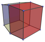 Two-frustums projection
of tesseract