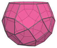 A metagyrate diminished
rhombicosidodecahedron