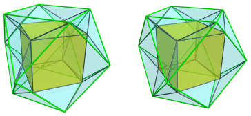 Cube
atop Cuboctahedron