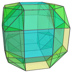 Projection of the cantellated
    tesseract