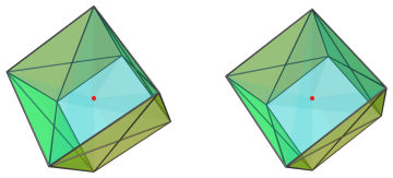 Parallel
projection of the bidecachoron, showing 4/6 equatorial cells