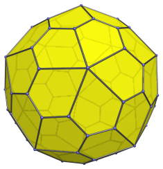 The pentagonal
hexecontahedron
