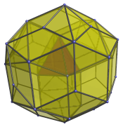 Perspective
projection of the runcinated tesseract