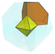 Parallel projection of the truncated
16-cell, showing truncated tetrahedron 2/8
