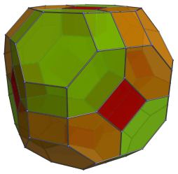 Cantitruncated
16-cell, with all 8 truncated octahedra