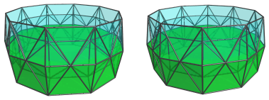The
deca-augmented 5,10-duoprism, showing fifth of 5 decagonal prisms