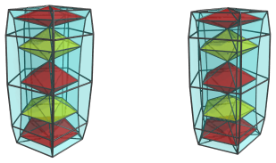 The
deca-augmented 5,10-duoprism, showing 5 far side pentagonal bipyramids