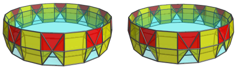 The
deca-augmented 5,20-duoprism, showing third 10 of 50 square pyramids