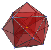 Perspective
vertex-first projection of the 24-cell