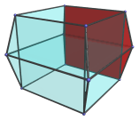 The 3,4-duoprism, showing 2nd of 4
triangular prisms