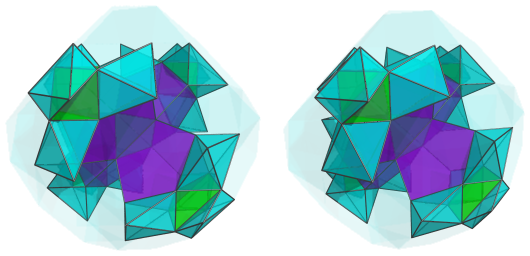 Parallel projection of
D4.11, showing 12 far side lateral octahedra