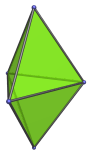 The triangular bipyramid