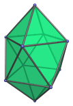The gyroelongated square
bipyramid