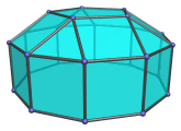 The elongated pentagonal
cupola