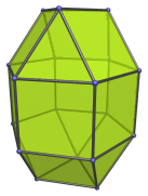 The elongated triangular
gyrobicupola