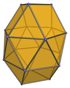 The gyroelongated
triangular bicupola