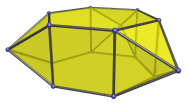 A triaugmented hexagonal
prism