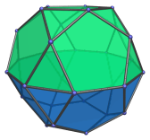 Decomposition of pentagonal
orthobirotunda into two pentagonal rotundae
