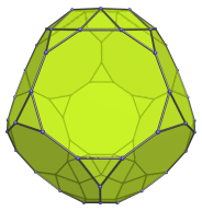 A parabiaugmented
truncated dodecahedron