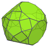 A triaugmented truncated
dodecahedron