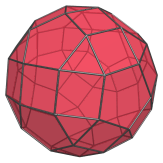 The trigyrate
rhombicosidodecahedron