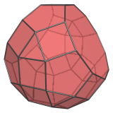 A gyrate bidiminished
rhombicosidodecahedron