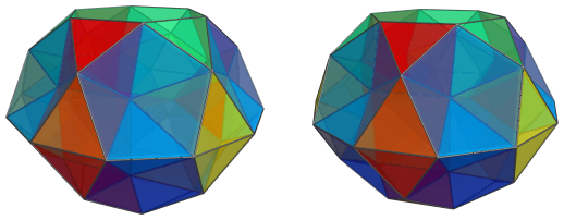 Triangle-centered parallel projection of J92 rhombochoron, showing yet 12
pentagonal pyramids