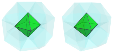 Parallel projection of
K4.107, showing octahedral cell