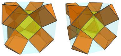 Parallel projection of
K4.129, showing 8 triangular prisms