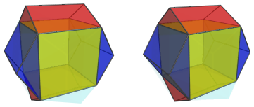 Parallel projection of
K4.21, showing 4/6 triangular prisms