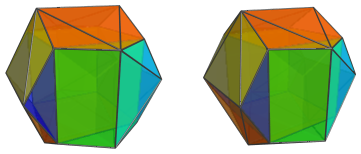 Parallel projection of
K4.21, showing 9/12 square pyramids