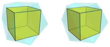 Parallel projection of
K4.35, showing cubical cell