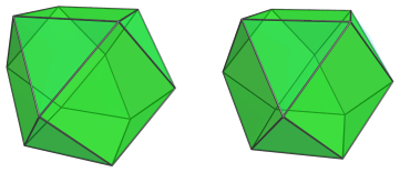 Parallel projection of
K4.35, showing cuboctahedron