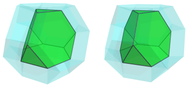 Parallel projection of
K4.76, showing truncated tetrahedron