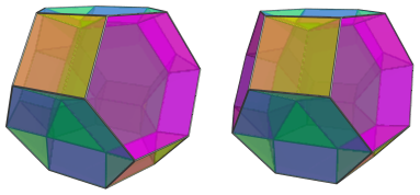 Parallel projection of
K4.76, showing all preceding cells