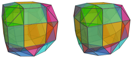 The biparabigyrated cantellated
tesseract