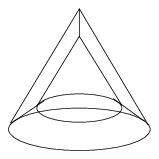 cone-within-a-cone
projection of coninder