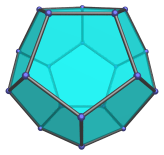 A
dodecahedron