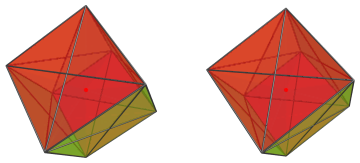 Parallel
projection of the bidecachoron, showing 6/6 equatorial cells