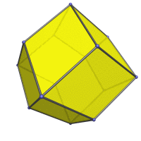 Rhombic dodecahedron
rotating