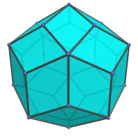 Rhombic
triacontahedron rotating