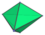 The triangular
bipyramid