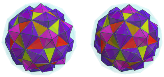 Parallel
projection of the joined 120-cell, showing 42/42 cells in fourth layer