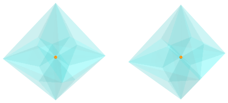 The Joined
16-cell, showing central vertex