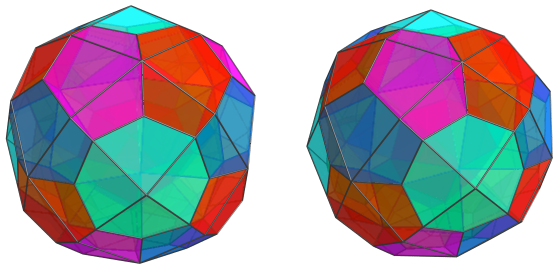 Parallel
projection of the square antitegmatic hecatontetracontatetrachoron, showing 24/24
lateral cells in a 4th layer