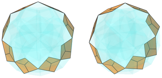 Parallel
projection of the square antitegmatic hecatontetracontatetrachoron, showing
8/24 equatorial cells