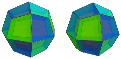 Parallel
projection of the triangular antitegmatic hexacontatetrachoron, showing 24/24
cells in the second layer