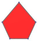 Single face of
the pentagonal icositetrahedron